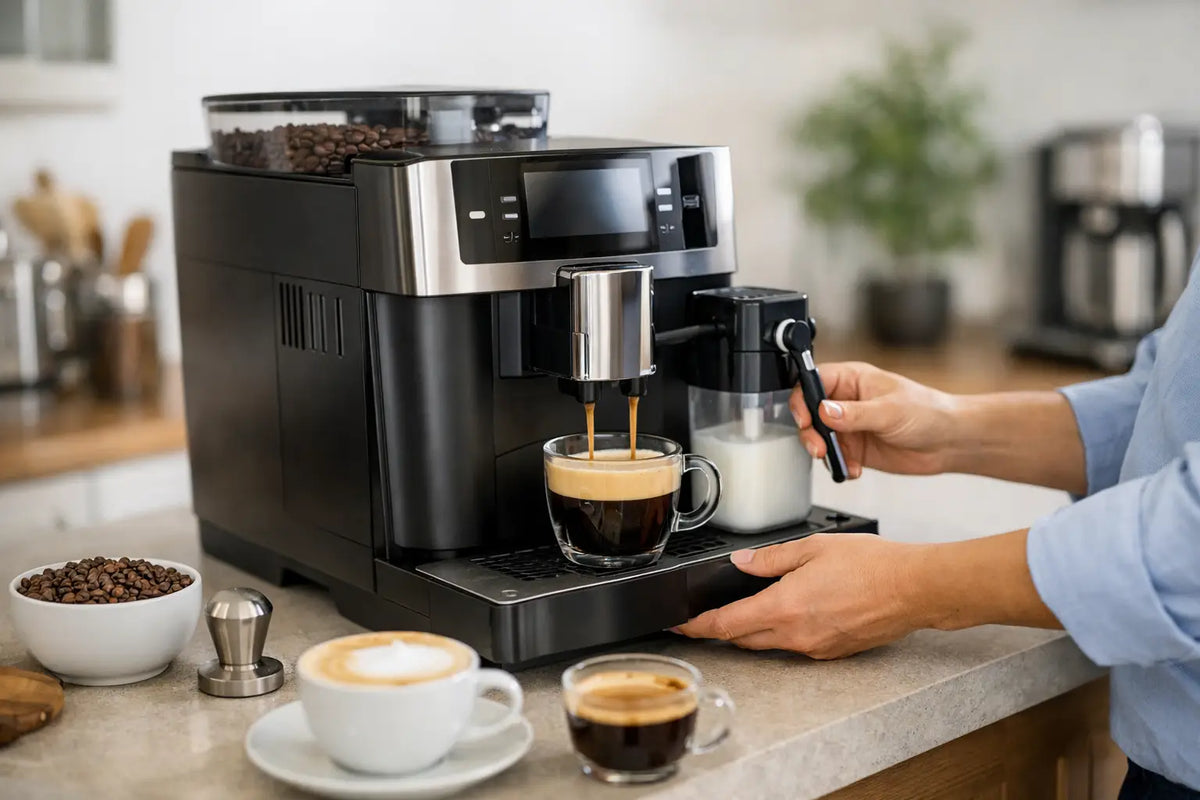 Kaffeevollautomat zuhause richtig in Betrieb nehmen