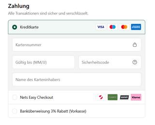 Neue Zahlungsmöglichkeiten bei Kaffeewelt, PayPal, Klarna & Co.